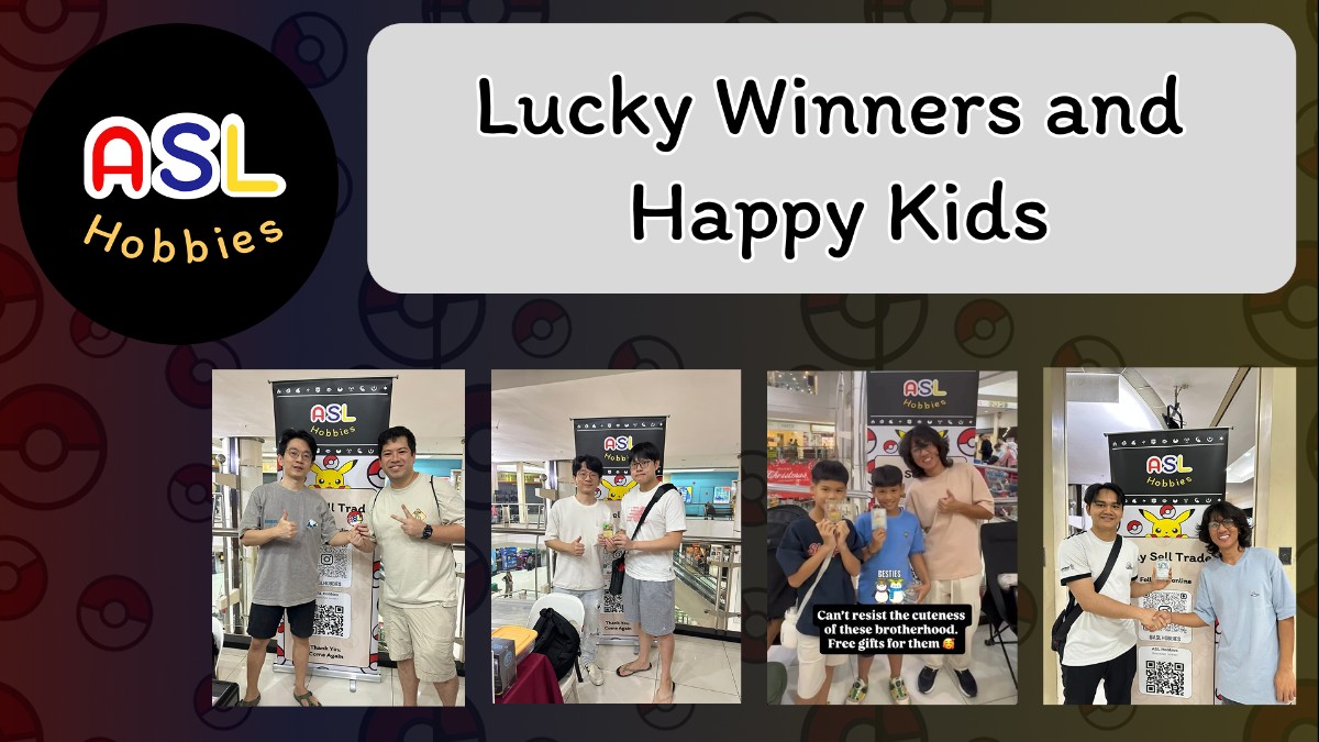 ASL Hobbies Lucky Draw Winners Receive Pokémon Trading Cards & Kids ...